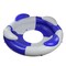 Swim Central 84" Inflatable Blue And White Sofa Island Swimming Pool Lounger